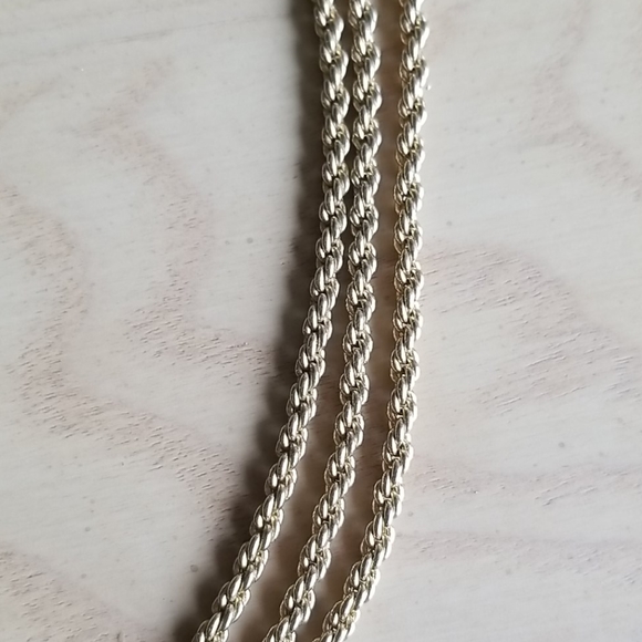 🔵Vintage 3 layer Necklace - Picture 4 of 12